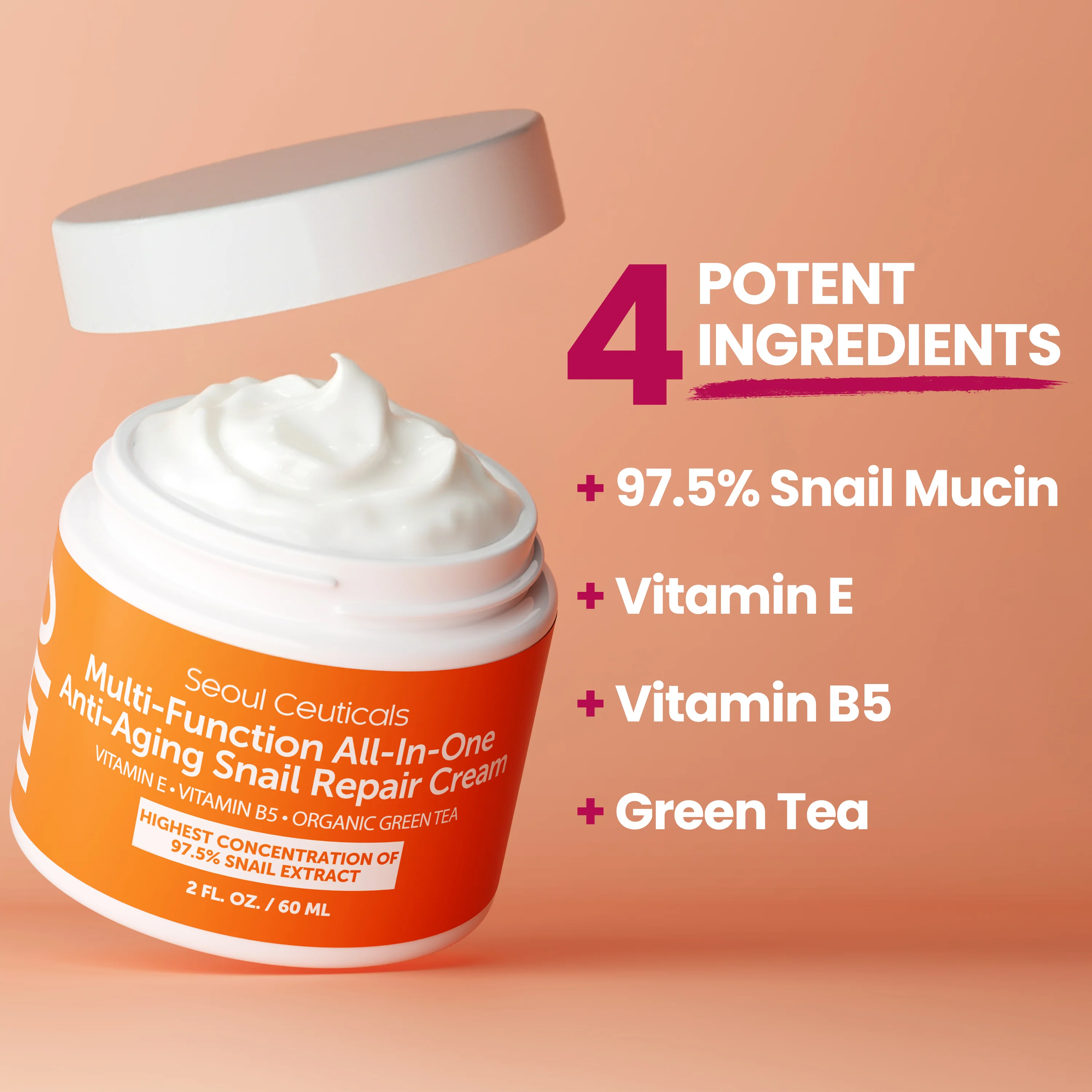 Snail Repair Cream Moisturizer - Image 5